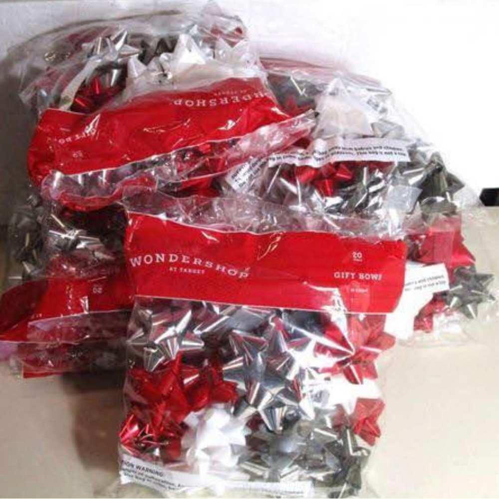 Wondershop 3.5" Ribbon Gift Bows (20 Count/pack)